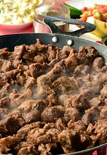Жареное мясо «Селекели»
