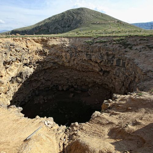 Das Meteoriten-Einschlagsloch Meteor Çukuru