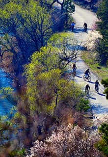 Radfahren Eymir See