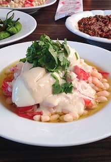 Piyaz (Bohnensalat)