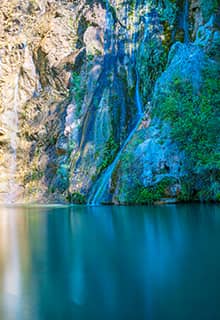 Der Uçansu Wasserfall