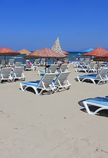Пляж Гюзельчамли (Güzelçamlı Plaj)