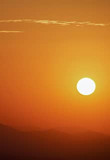 Sonnenaufgang in Karlıova