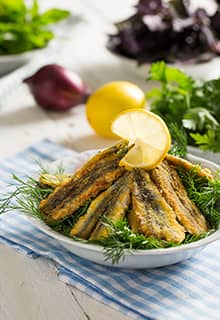 Fried Anchovies Hamsi Kuşu