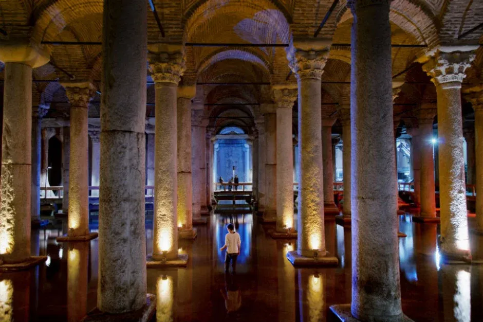 Basilica Cistern - Photo: Steve Mccurry