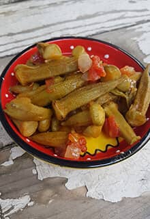 Zeytinyağlı Bamya