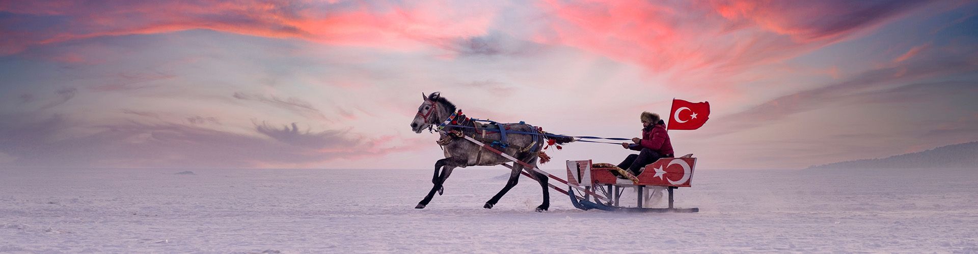 Embark on a winter journey across Anatolia amidst snowy landscapes with the Touristic Eastern Express Hero