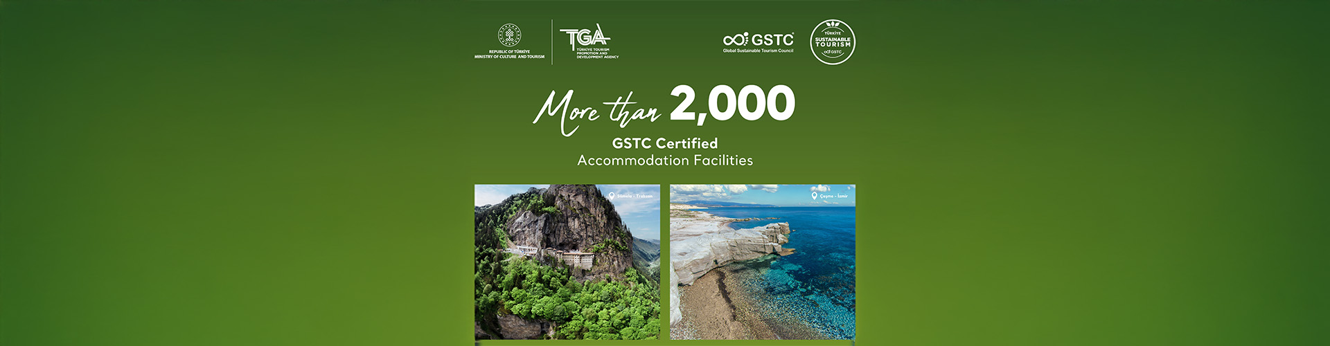 Sustainable Travel Milestone: Türkiye Reaches 2,000 + GSTC-Certified Hotels Hero