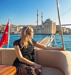 6. Take a sunset cruise on a private yacht along the Bosphorus