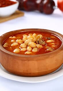 Cazuela de frijoles blancos