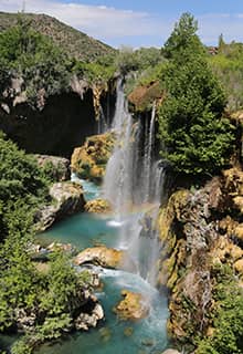 Konya（孔亚）的Yerköprü（约克普鲁）瀑布
