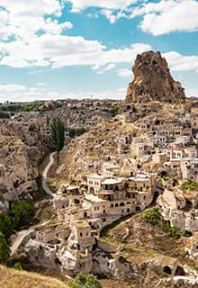 Фортеця Ортахісар (Ortahisar Kalesi), Невшехір (Nevşehir)