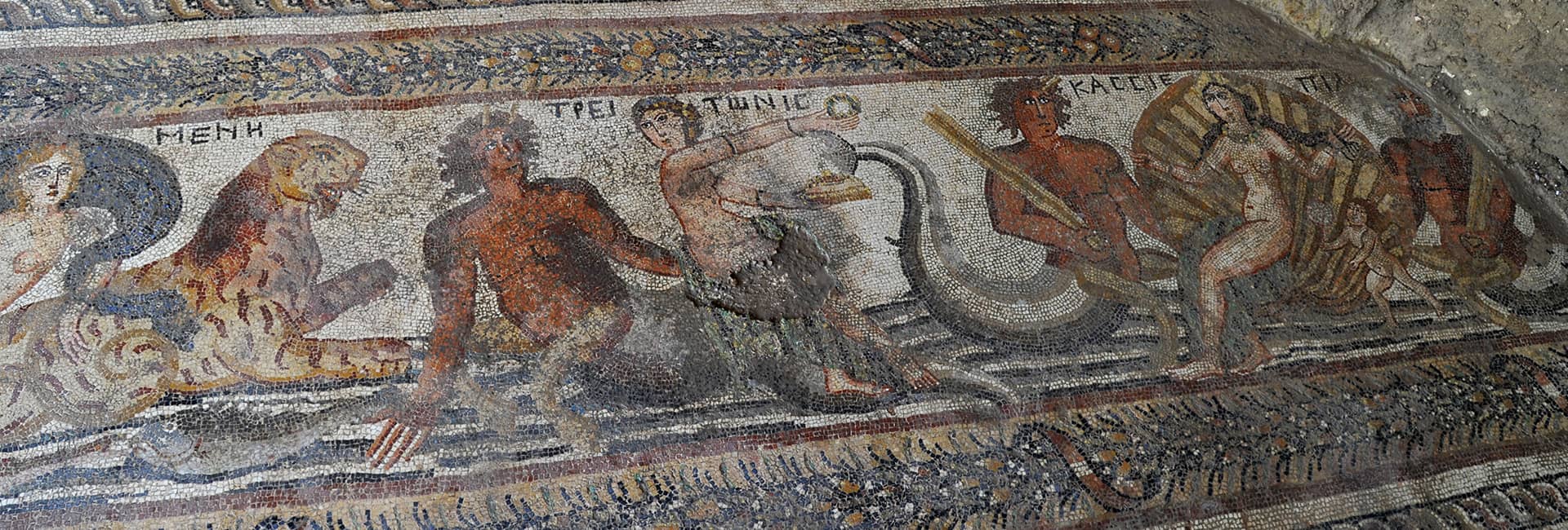 Hero Image - Roman mosaics of City of Flavians in ancient Cilicia