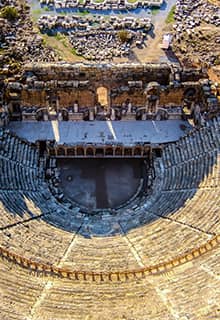 Die antike Stadt Hierapolis