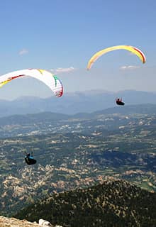 Parapente de la montagne Yaylacık