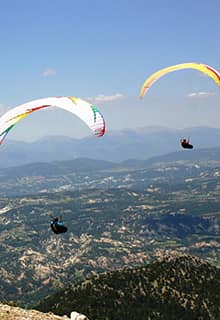 Parapente de la montagne Yaylacık