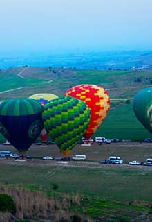 Paseo en globo y parapente en Pamukkale
