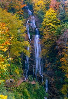 El parque natural de la cascada de Güzeldere
