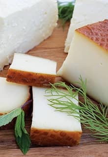 El queso Circasiano Ahumado