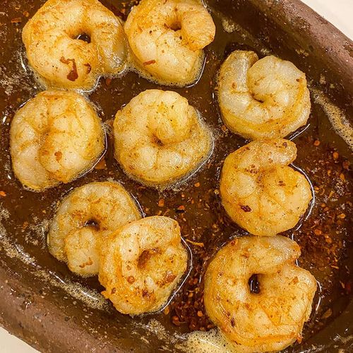 Запеканка с креветками