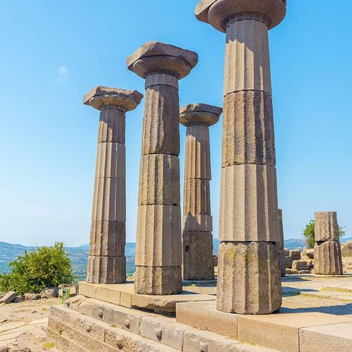 معبد آتنا آسوس بهرام‌کاله، چناق‌قلعه