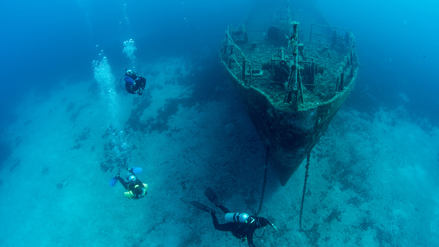 3-Day Route for Wreck Diving in the Aegean