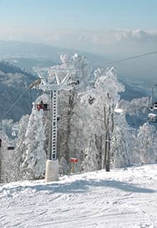 Schnee auf Kartepe