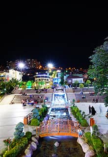 Place de Kernek et Chute d’Eau