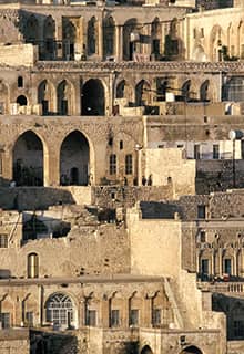 Mardin(马尔丁)房屋和狭窄的街道