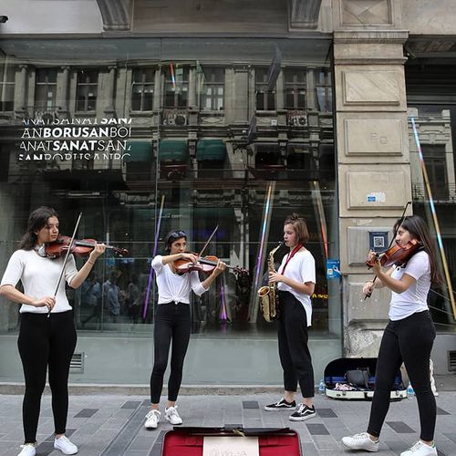 Straßenmusiker Beyoğlu İstanbul