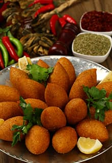 Stuffed Fried Meatballs Hatay