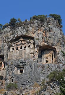 Кьойджегіз, античне місто Каунос (Kaunos, Köyceğiz)