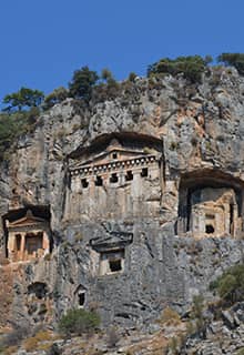 Кьойджегіз(Köyceğiz), античне місто Каунос (Kaunos)
