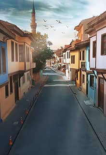 Старі будинки Ушаку