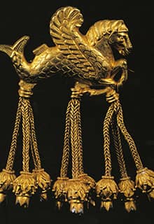 Musée d’Archéologie Trésors de Karun L'épingle d'Hippocampe Ailé