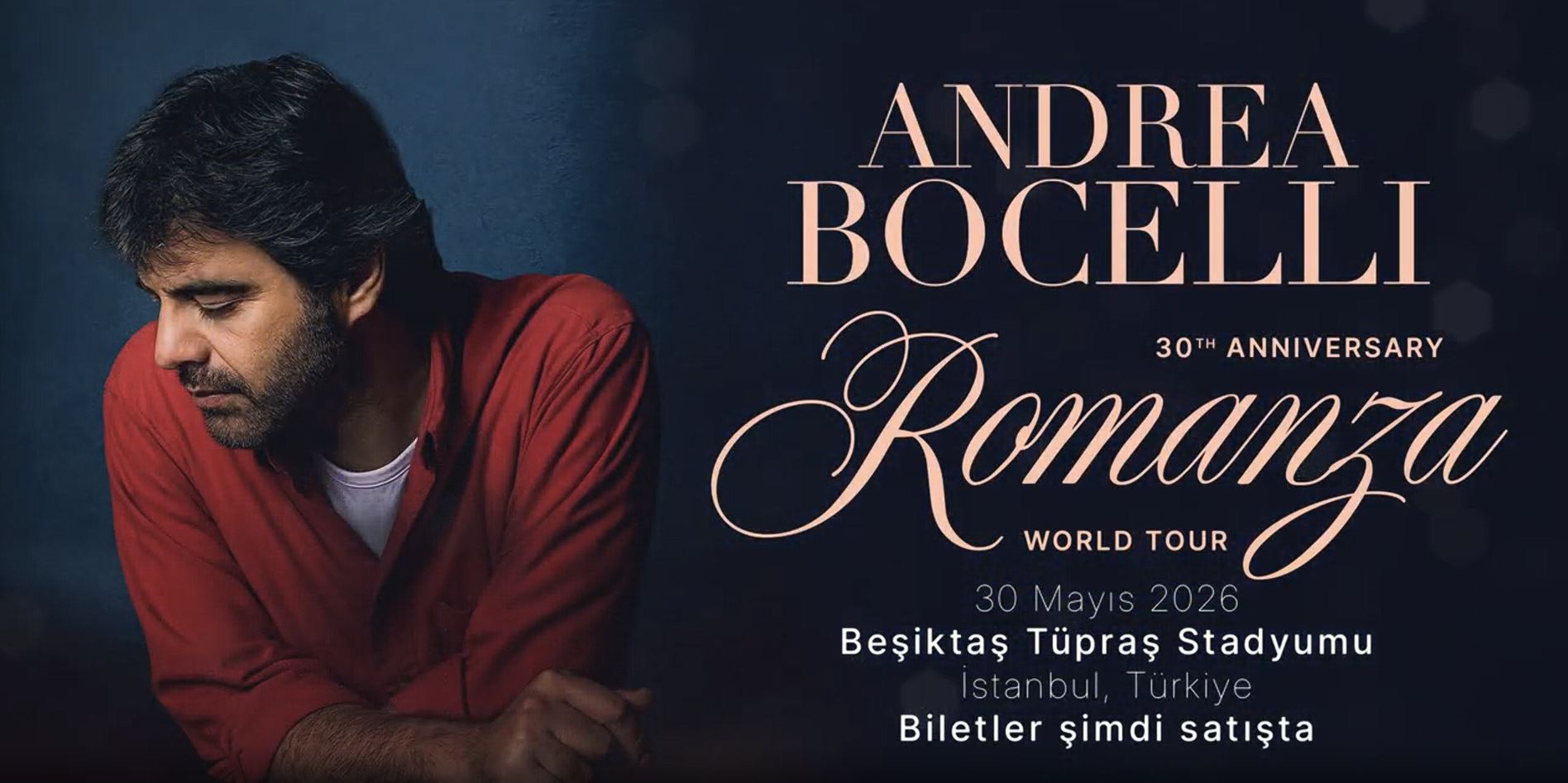Andrea Bocelli 30th Anniversary World Tour: Romanza